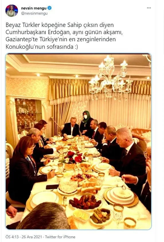 Nevşin Mengü’nün lüks ve israf algısı çöktü! Başkan Erdoğan’ın konuğu olduğu ev için akılalmaz sözler