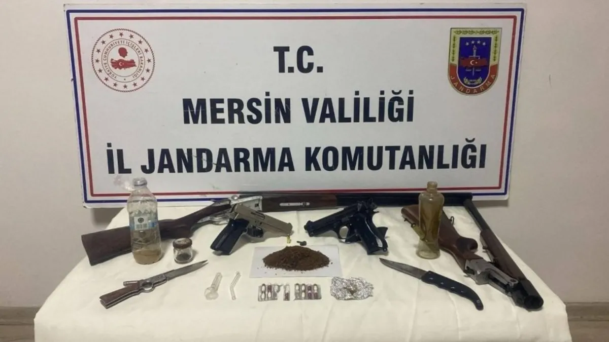 Mersin'de uyuşturucu operasyonu: 3 tutuklama