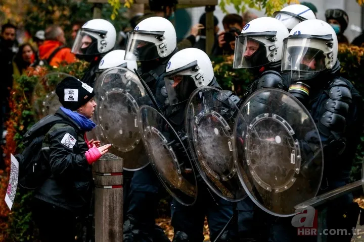 AB ülkesinde sokaklar savaş alanına döndü 8