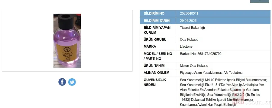 Oda kokusu ‘zehir’ saçıyor! Bakanlık tek tek ifşaladı | İşte güvensiz ürünler listesi 5
