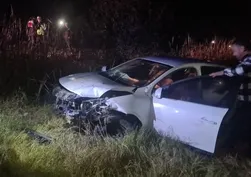 Zonguldak Çaycuma’da kontrolden çıkan otomobil araziye savruldu: Sürücü ve 3 yolcu yaralı