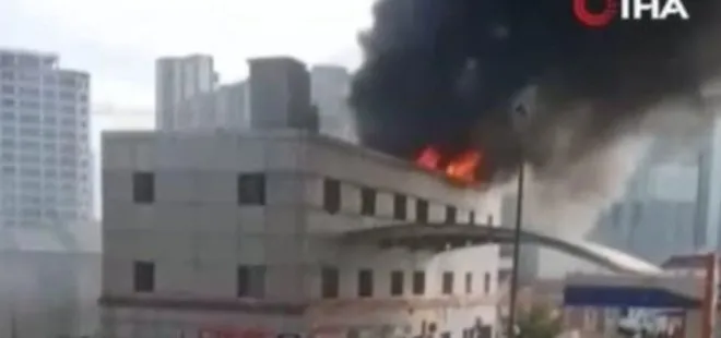 İstanbul Esenyurt’ta korkutan yangın