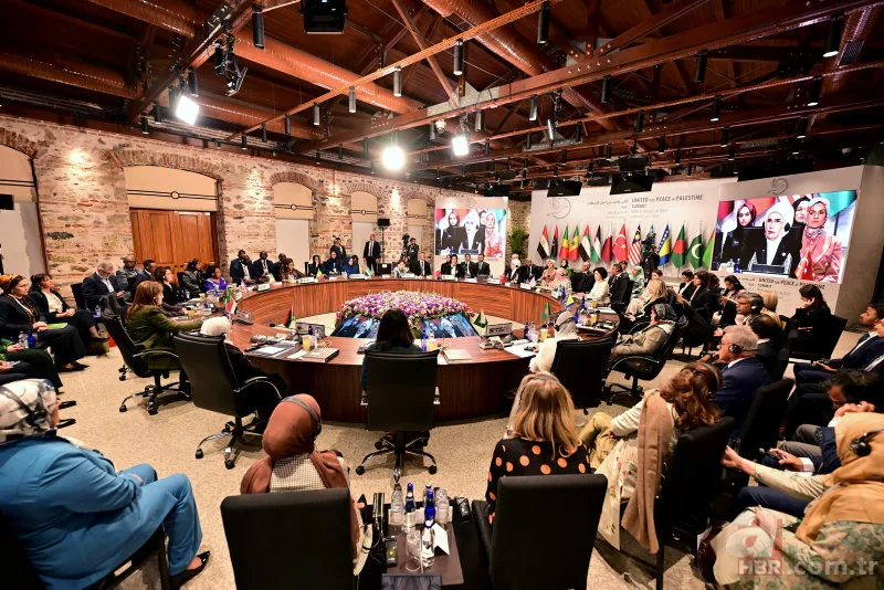 İstanbul'da 'Filistin İçin Tek Yürek' Zirvesi! Emine Erdoğan: Hiçbir ideoloji masumların canından değerli değil 20