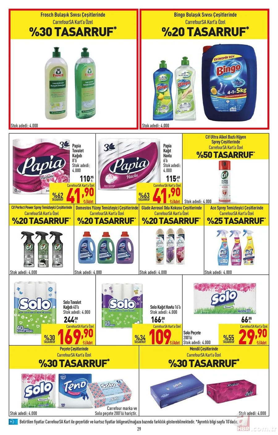 CarrefourSA Sıvı Yağ 155 TL’den, 40’lı Tuvalet Kağıdı 169 TL’den ve Dana Kıyma 289,90 TL’den satışa sunuyor! İşte 28 Eylül CarrefourSa indirim listesi 24