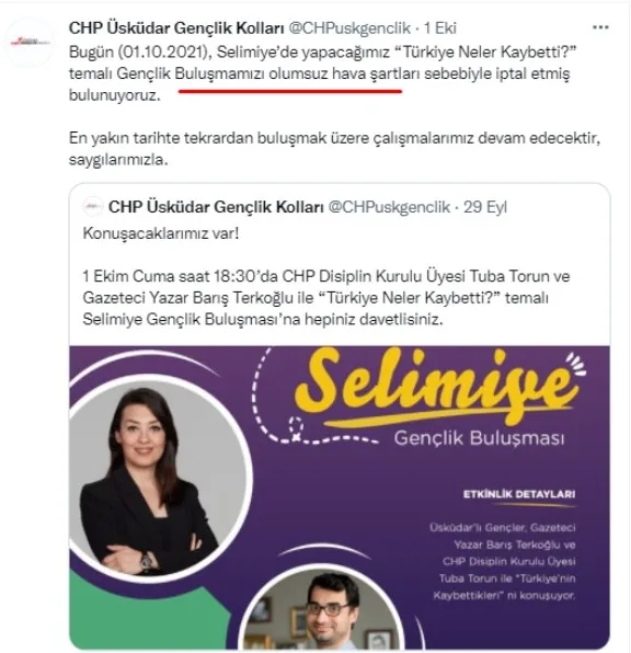 CHP ile Fenerbahçe arasında ipler gerildi! Tuba Torun özür diledi ama tepkiler dinmedi