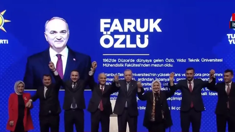 AK Parti Düzce adayı Faruk Özlü oldu