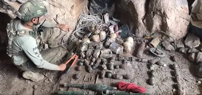 Mehmetçik Irak’ta bir PKK mağarasına daha girdi