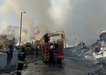 Konya'da silah fabrikasında yangın paniği