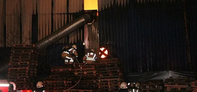İstanbul’da Metal fabrikasında yangın