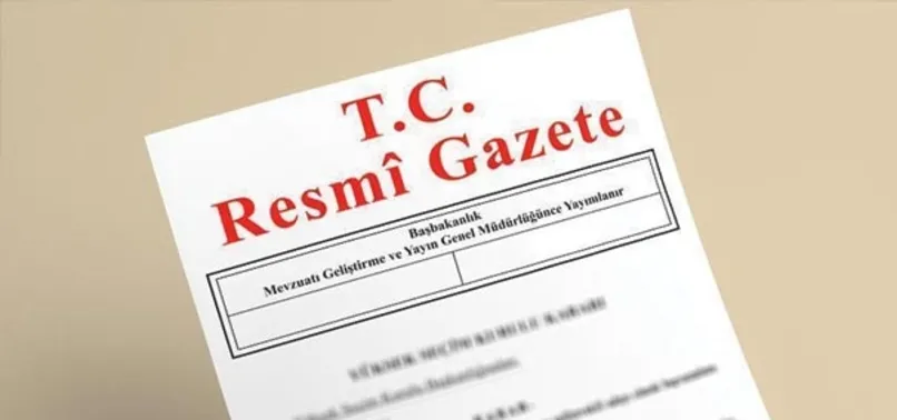 Cumhurbaşkanı kararları Resmi Gazete'de