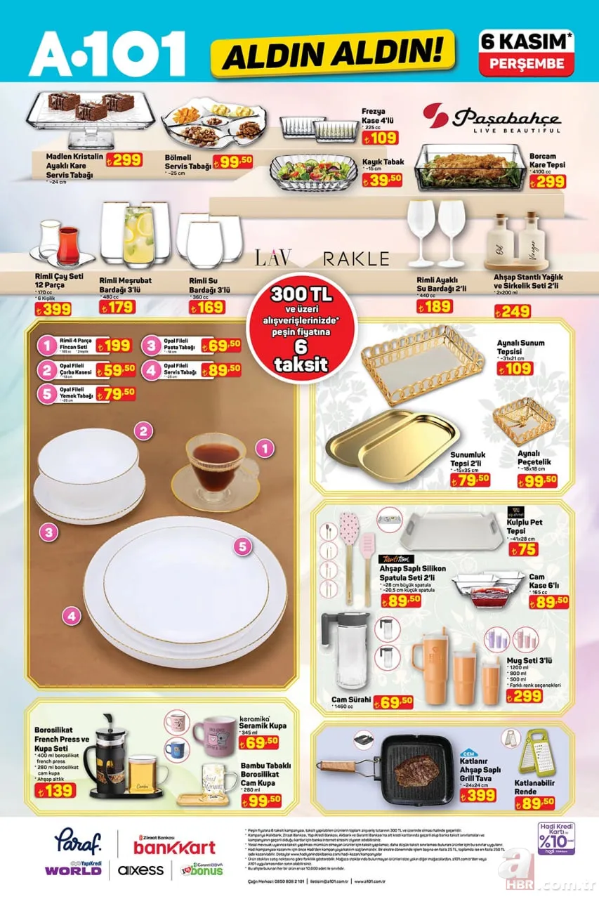 A101 indirimleri başlıyor! 6 Kasım’da hangi ürünler indirimde? Çamaşır makinesi, buzdolabı, perde… 10