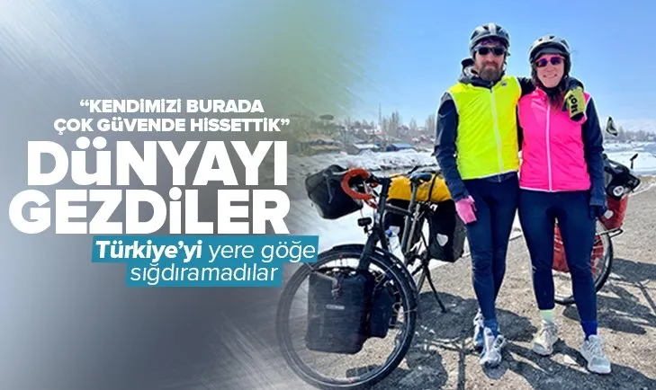 Dünyaya gezen Fransız çift Türkiye’yi yere göğe sığdıramadı