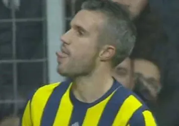 Van Persie'den şok hareket