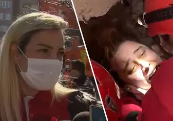 17 saat enkazda kalan Buse ile telefonda konuştu! Kızılay görevlisi o anları böyle anlattı