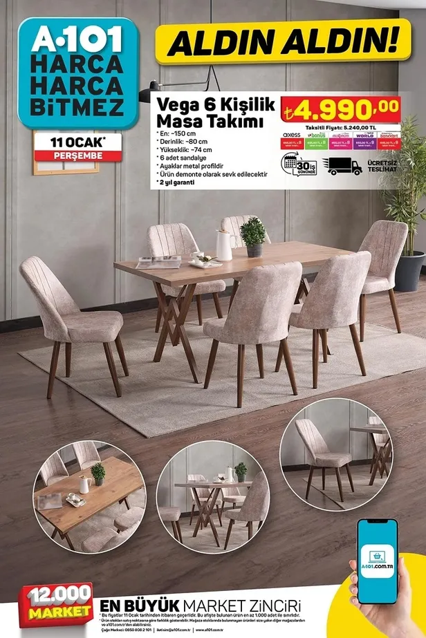 12 Ocak A101 aktüel ürünler kataloğu yayınlandı! A101’de Dik süpürge, akıllı TV ve saat, kablosuz kulaklık ve daha yüzlerce ürün ucuza satılacak