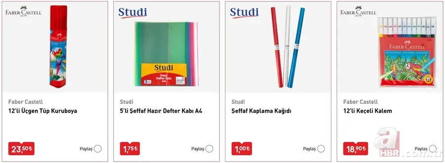 BİM okul eşyaları ne zaman gelecek? BİM kırtasiye malzemeleri, okul çantaları, defter, kalem fiyatları belli oldu 11
