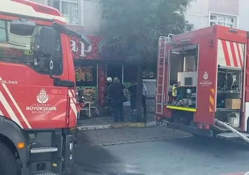 Avcılar'da restoranda yangın