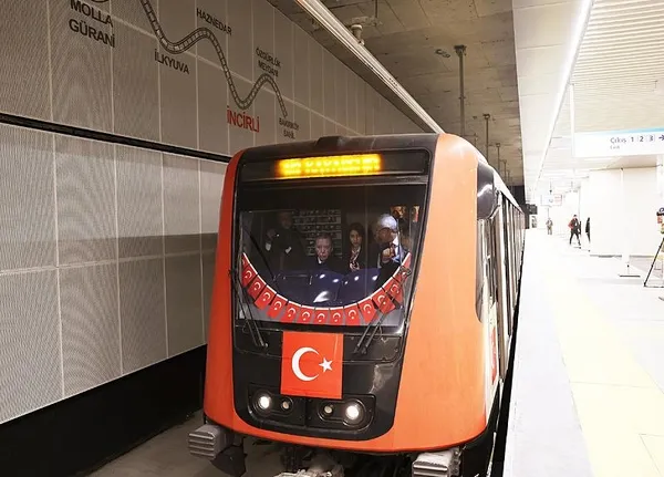Başkan Erdoğan vatman koltuğunda: Bakırköy-Kirazlı Metro Hattı’nın test sürüşünü yaptı