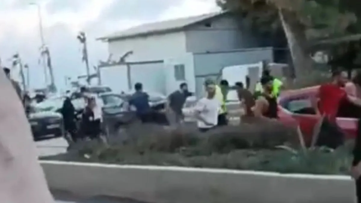 Hatay'da korkutan kavga! Polis uyarı ateşiyle grupları güçlükle ayırdı