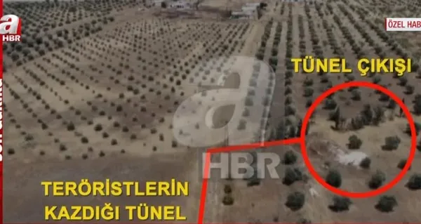 A Haber Drone’u teröristleri görüntüledi! YPG/PKK’lılar Drone’a ateş açtı