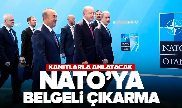 Başkan Recep Tayyip Erdoğan’dan NATO’ya belgeli çıkarma!