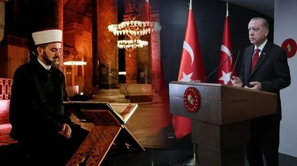 Son dakika: Ayasofya Cami-i Şerifi’nde yarın kılınacak Cuma namazı öncesi icra edilecek program belli oldu - 1