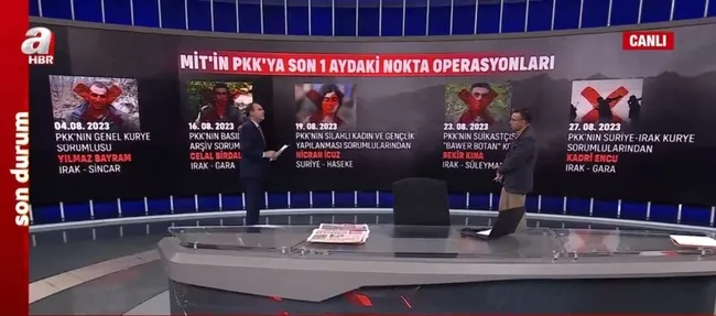 MİT’ten 1 ayda müthiş operasyonlar! Son bir ayda PKK elebaşlarına tek tek çizik atıldı