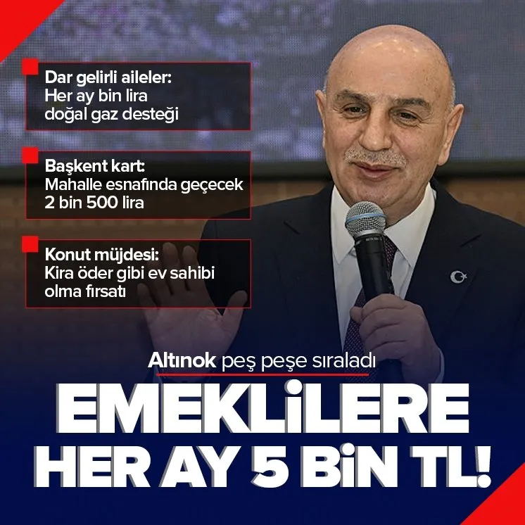 AK Partili aday Altınok’tan emeklilere 5 bin TL sözü