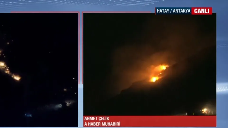Hatay’daki yangın yeniden büyüdü