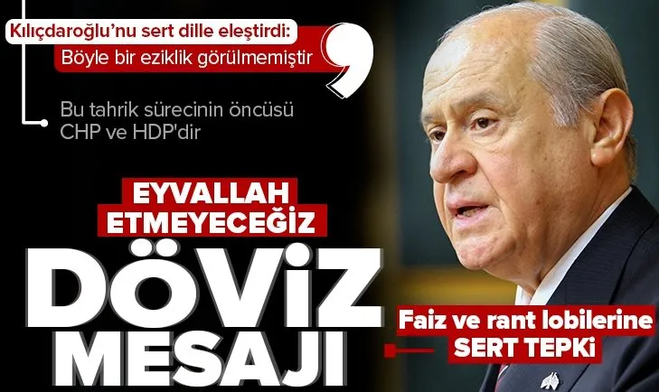 Son dakika: MHP Genel Başkanı Bahçeli’den partisinin MYK toplantısında önemli açıklamalar