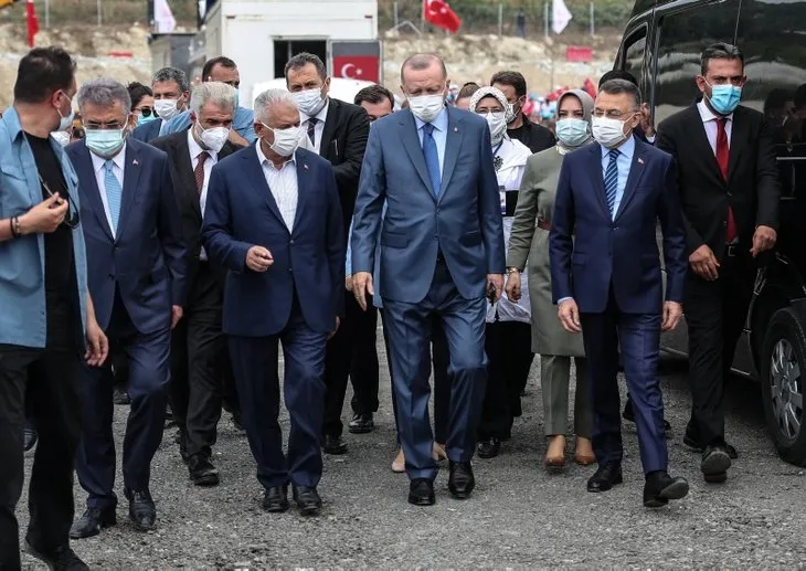 Türkiye'ye çağ atlatacak dev proje Kanal İstanbul! Vatandaş akın etti! Başkan Erdoğan'a sevgi seli