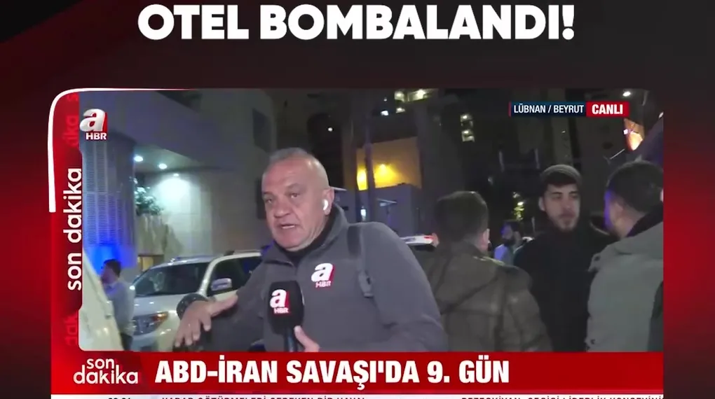 A HABER EKİBİNİN KALDIĞI OTEL BOMBALANDI!