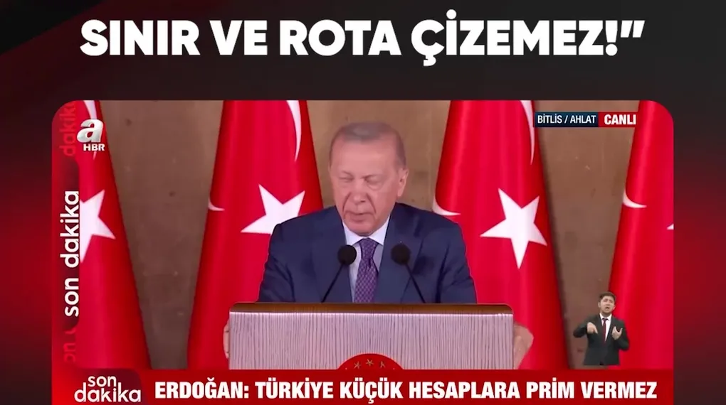 "KİMSE TÜRKİYE'YE SINIR VE ROTA ÇİZEMEZ!"