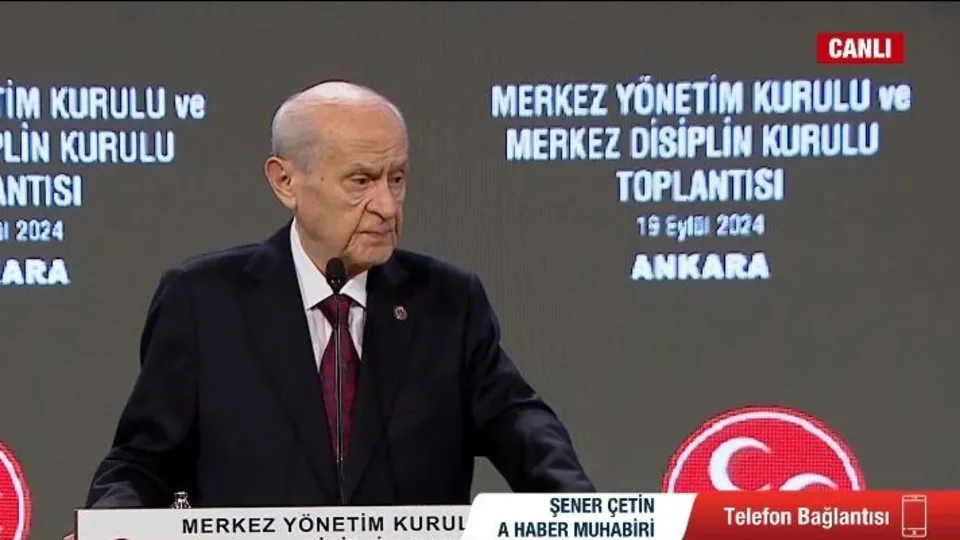MHP lideri Bahçeli: Devletin pazarlık yaptığını söyleyenler müfteridir