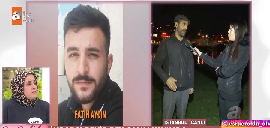 Esra Erol'da ihbarcı canlı yayında! Sahilde kavga eden kişi Şahin mi? | Kayıp Fatih'in annesi Rabia'ya tepki 8