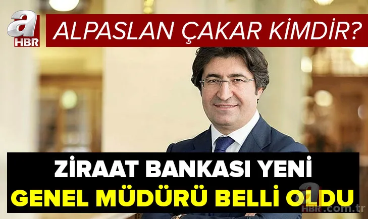 Alpaslan Çakar kimdir? Ziraat Bankası yeni genel müdürü Alpaslan Çakar kaç yaşında, nereli? İşte biyografisi... 1