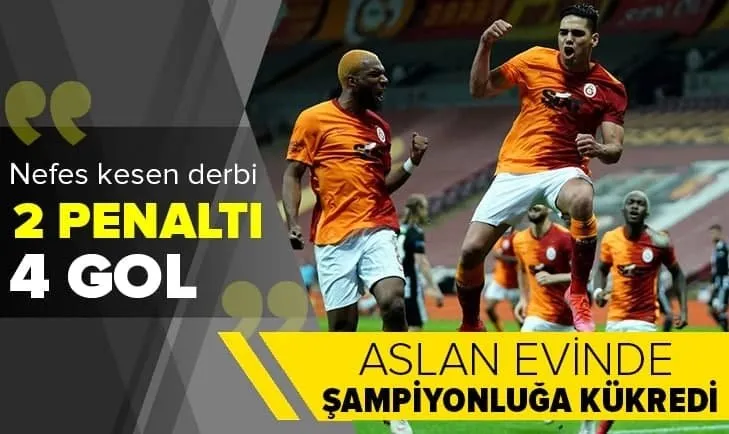 Galatasaray 3-1 Beşiktaş MAÇ SONUCU ÖZET