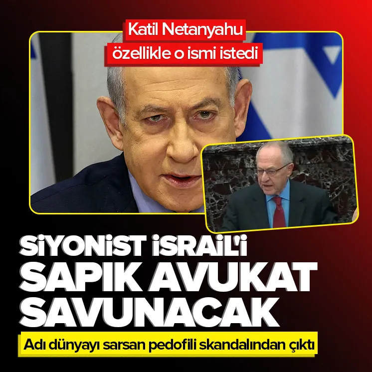 Siyonist İsraili sapık avukat savunacak!