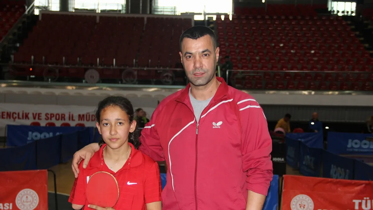 11 yaşındaki para masa tenisçi Berra'nın milli takım mutluluğu