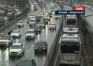 Yola çıkacaklar dikkat! İstanbulda trafik kilit