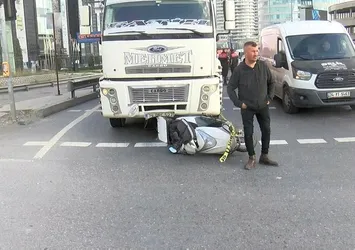 Başakşehir'de korkunç kaza! Kafa tasından parçalar koptu