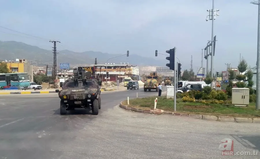 Sınıra askeri araç takviyesi 4