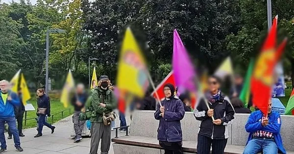 Hollanda'da sözde kültür festivali adı altında paçavralarla terör propagandası yaptılar - 3