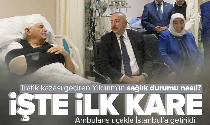 Binali Yıldırım trafik kazası geçirdi