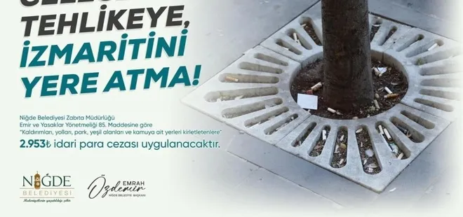 Niğde'de yere çöp atanlar cezalandırılacak