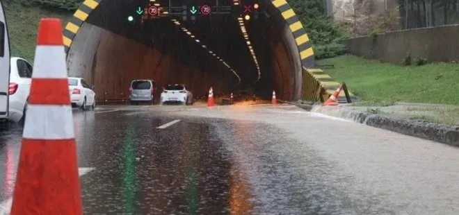 Bolu Dağı Tüneli İstanbul yönü trafiğe kapatıldı!
