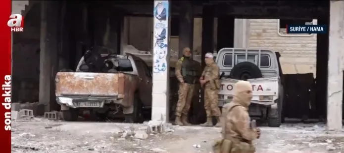 Dünya televizyonlarında bir ilk: A Haber ekibi Hama’da!