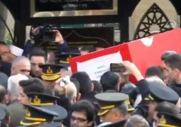 Şehit Astsubay Esma Çevik'e veda!