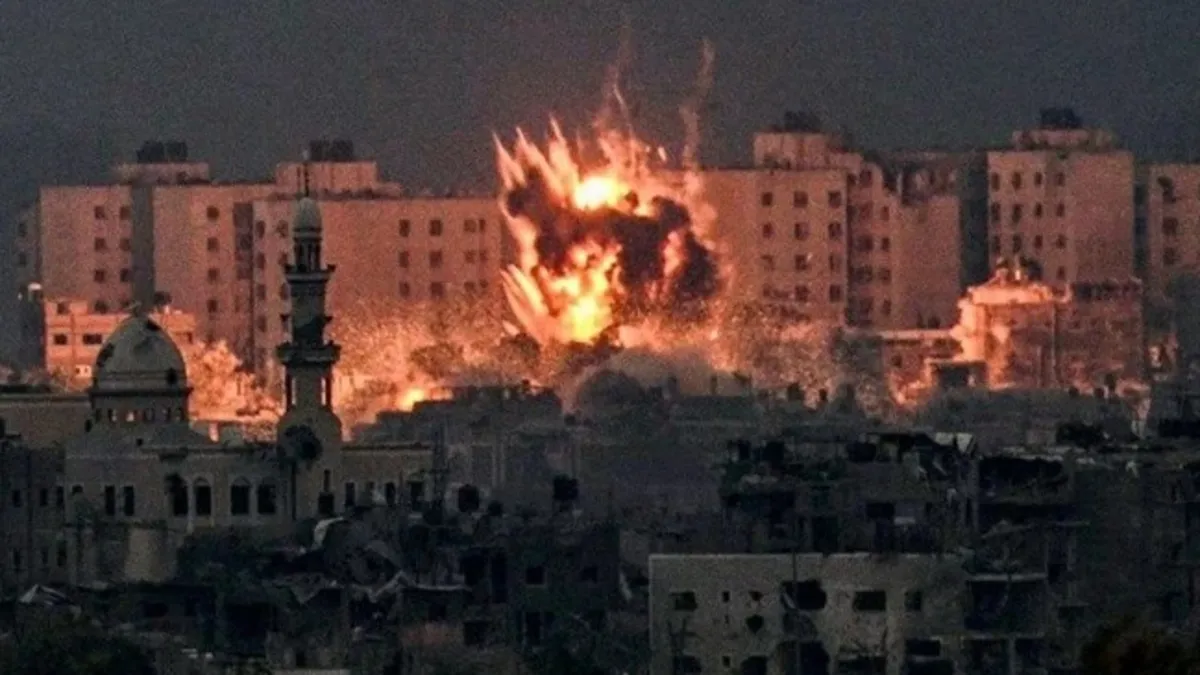 İşgalciler Gazze'de binaları yıka yıka katliam yaptı! Çok sayıda ölü ve yaralı var