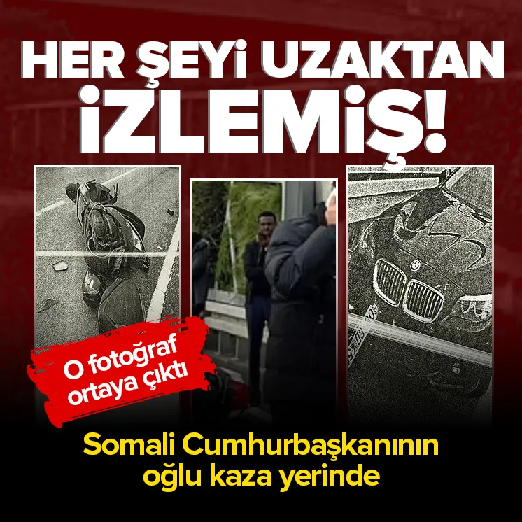 Kaza yerinde olan biteni böyle izlemiş!